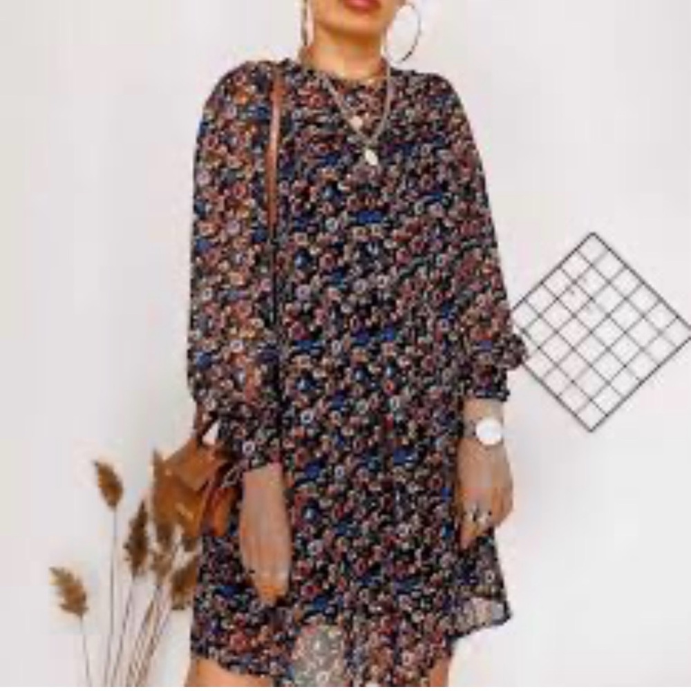 Zara Floral Babydoll Dress
